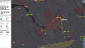ADS-B MLAT Receiver Radarcape ATC Map View Corridors
