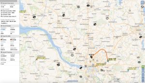 ADS-B MLAT Receiver Radarcape OSM Map View Airports